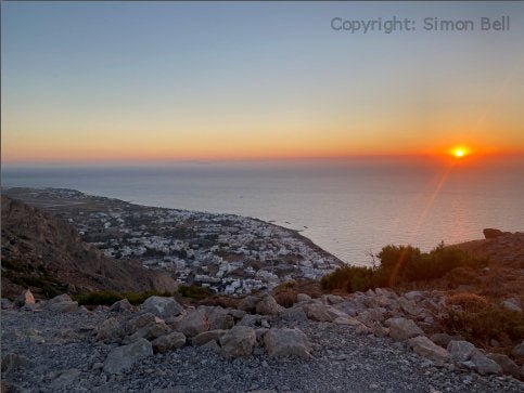 Sunrise over Santorini - Frame 'n' Copy