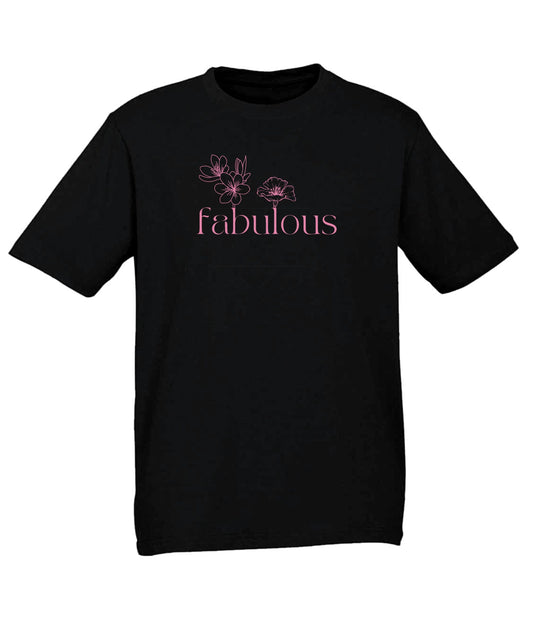 Tee - Fabulous (Black) - Frame 'n' Copy