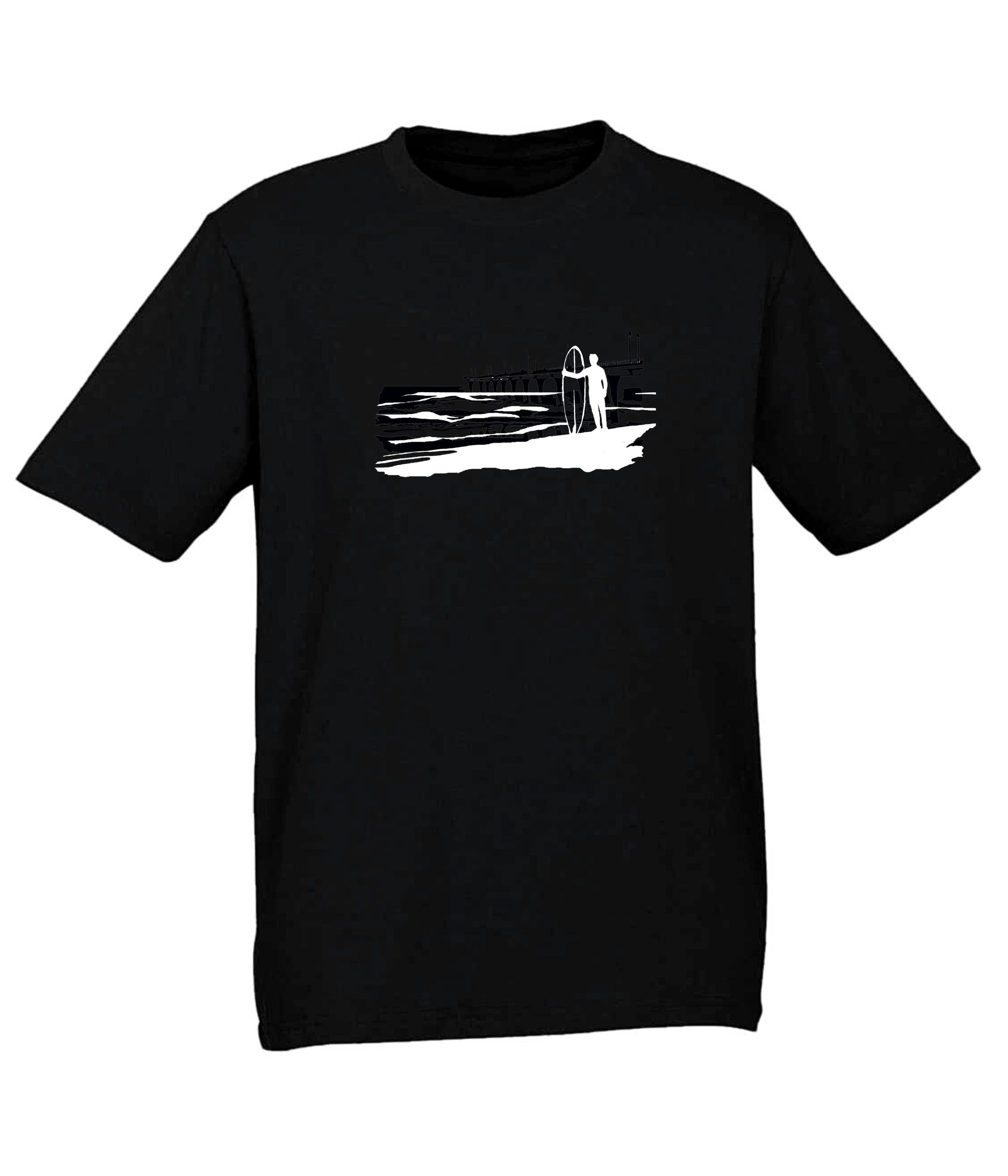 Tee - Surf Dreamer Male (Black) - Frame 'n' Copy